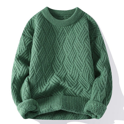 Herren-Dicker Strickpullover – Ideal für Frühling und Herbst