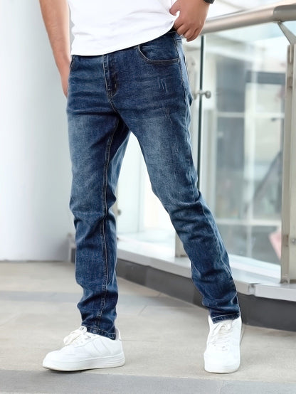 Herren Stretch-Jeans mit Flexibler Passform | Ideal für Frühling & Sommer