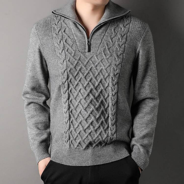 Herren Locker Gestrickte Cardigan Strickjacke – Ideal für Frühling und Herbst