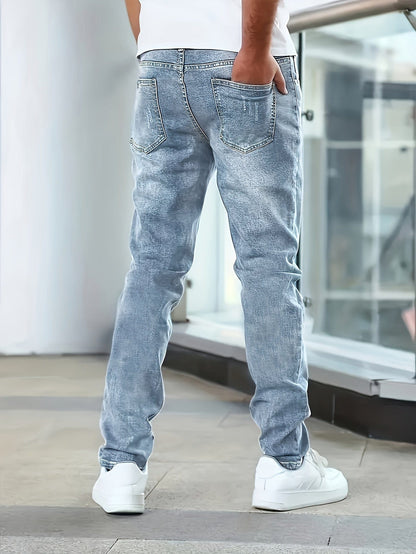 Herren Stretch-Jeans mit Flexibler Passform | Ideal für Frühling & Sommer