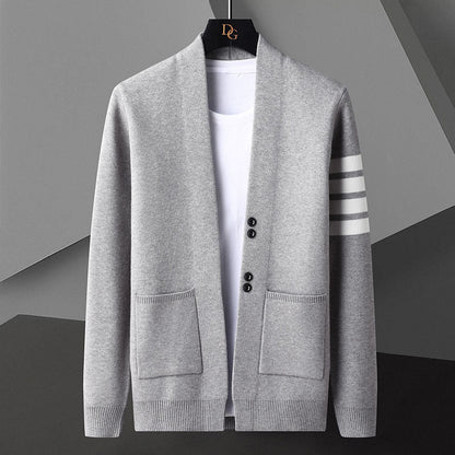 Herren Strick-Cardigan mit Offenem Frontdesign I Ideal für Frühling und Herbst