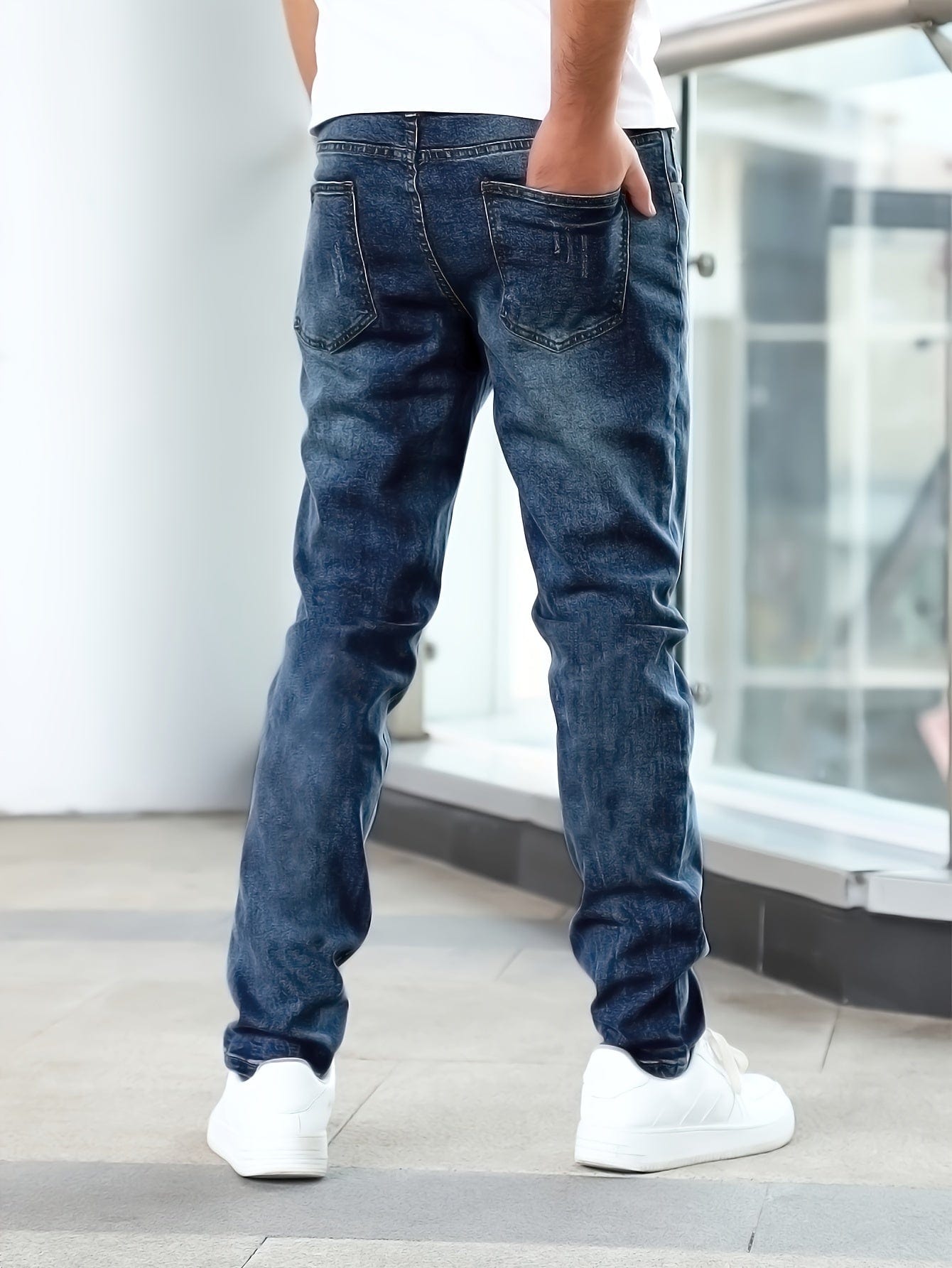 Herren Stretch-Jeans mit Flexibler Passform | Ideal für Frühling & Sommer