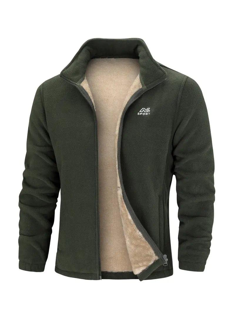 Herren Outdoor-Fleecejacke mit atmungsaktiver Isolierung und vielseitigem Design | Ideal für Herbst und Winter