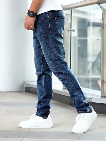 Herren Stretch-Jeans mit Flexibler Passform | Ideal für Frühling & Sommer