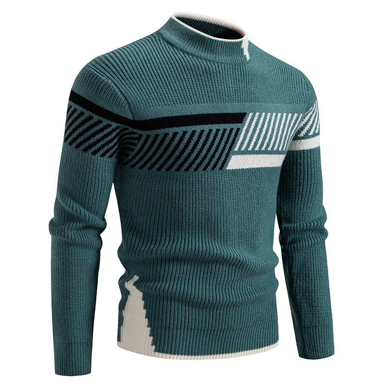 Herren Locker Geschnittener Baumwollpullover – Ideal für den Herbst