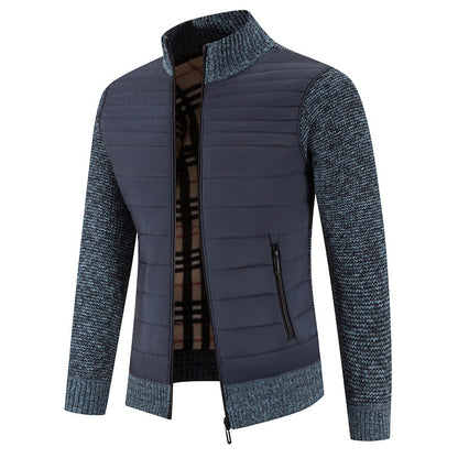 Stehkragen-Cardigan-Sweater-Mantel – Ideal für den Winter