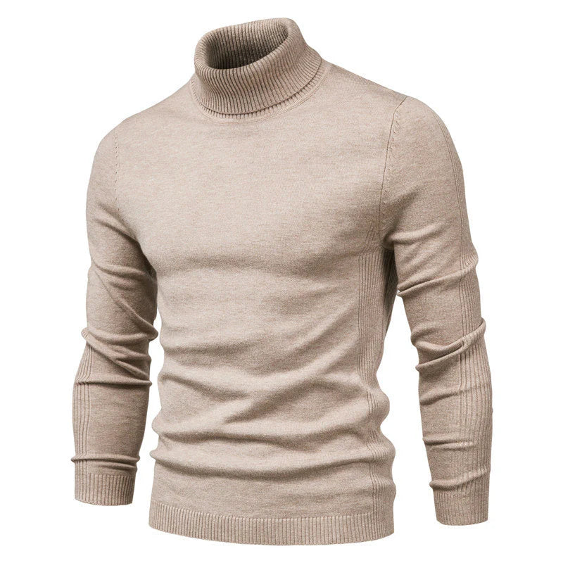 Hamza - Warmer eleganter Rollkragenpullover