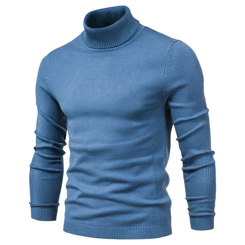 Hamza - Warmer eleganter Rollkragenpullover