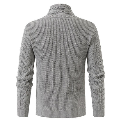 Herren Langarm-Strickpullover Übergröße – Ideal für den Herbst