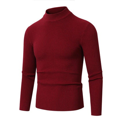 Herren Gestreifter Lockerer Strickpullover – Ideal für Frühling und Herbst