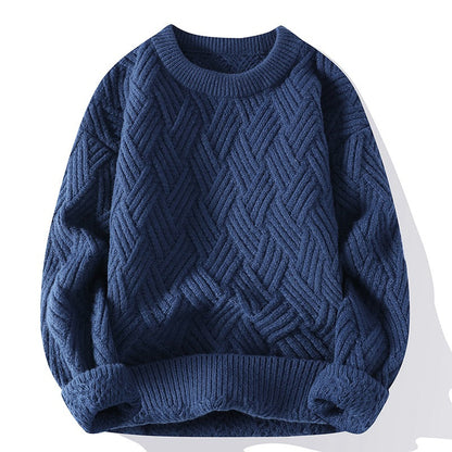 Herren-Dicker Strickpullover – Ideal für Frühling und Herbst