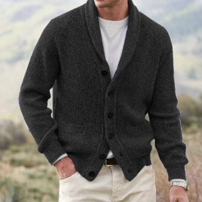 Warme Strickjacke mit Knopfverschluss – Ideal für Herbst