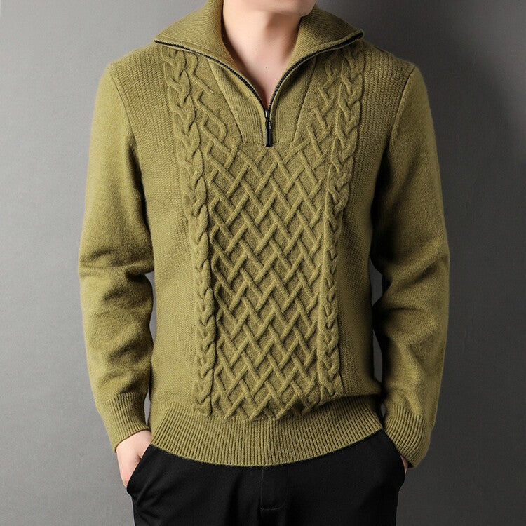 Herren Locker Gestrickte Cardigan Strickjacke – Ideal für Frühling und Herbst