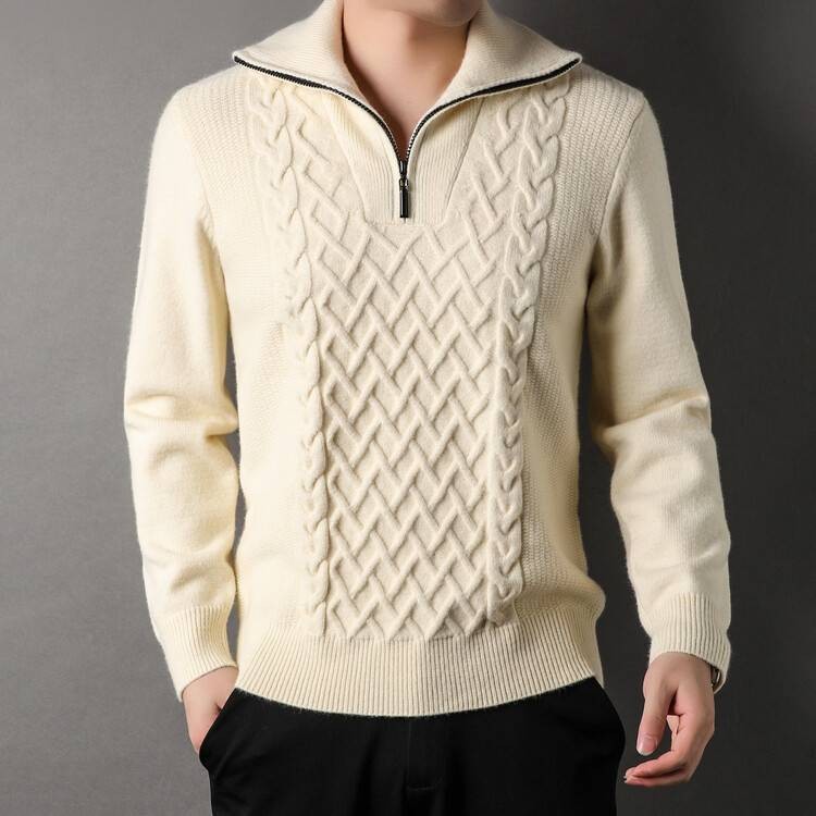 Herren Locker Gestrickte Cardigan Strickjacke – Ideal für Frühling und Herbst