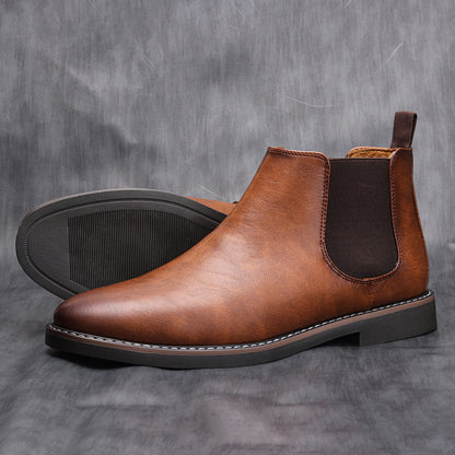 Leonardo - Vielseitige Slip-On-Stiefel mit niedrigem Absatz