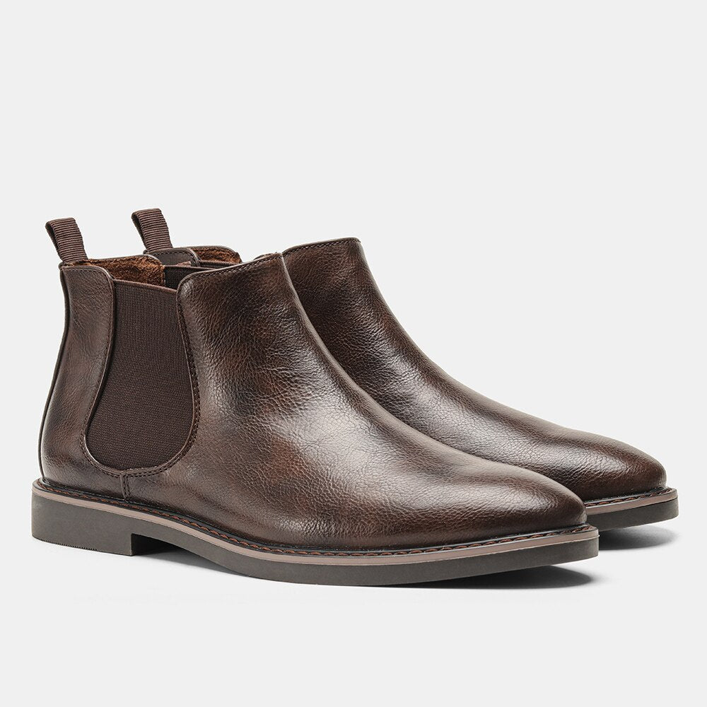 Leonardo - Vielseitige Slip-On-Stiefel mit niedrigem Absatz