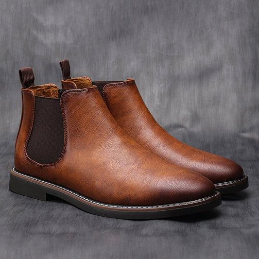 Leonardo - Vielseitige Slip-On-Stiefel mit niedrigem Absatz