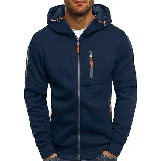 Warmer Hoodie mit Kapuze, Vordertasche und lockerer Passform – Ideal für den Winter