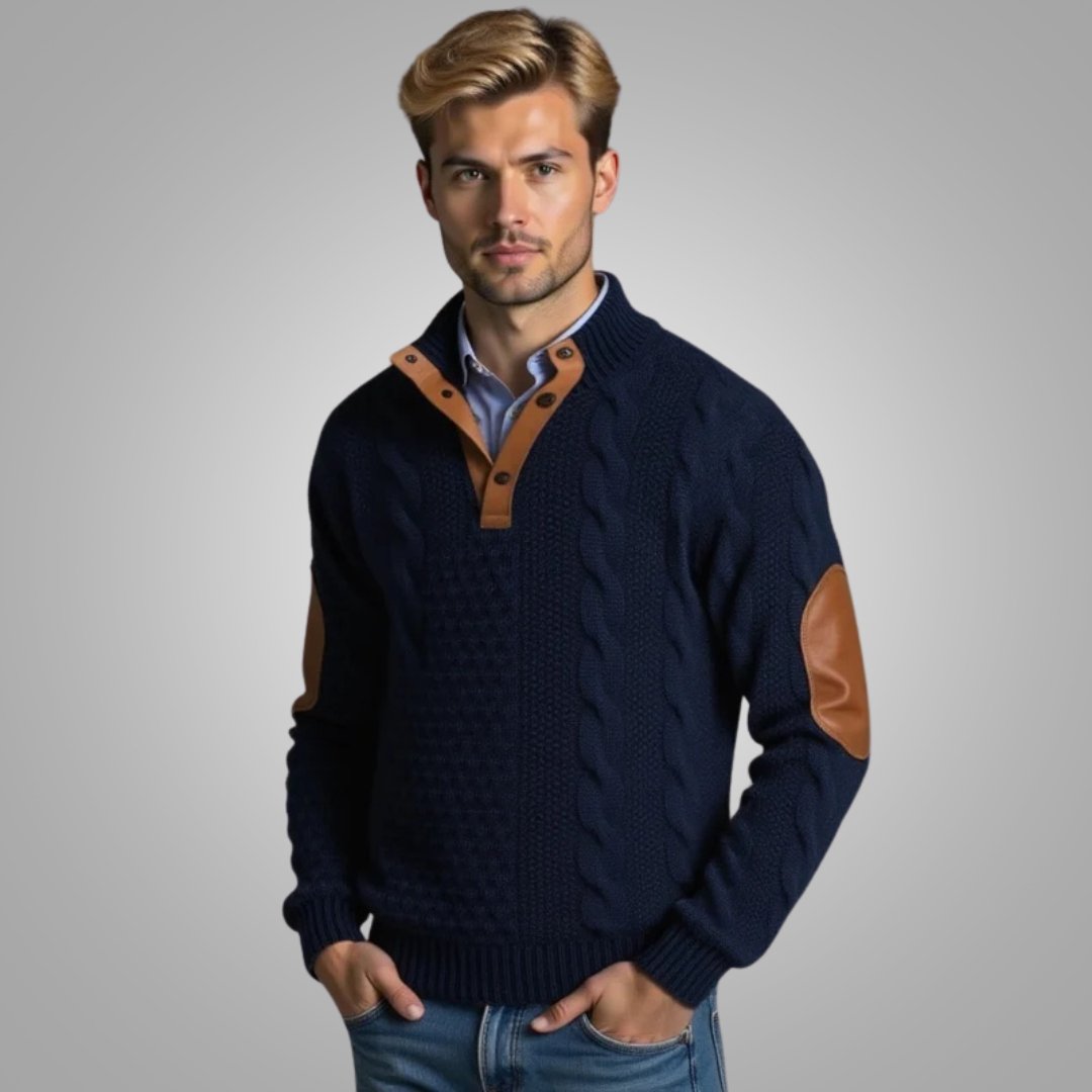 Dupain | Herren-Pullover aus Premium-Wollmischung