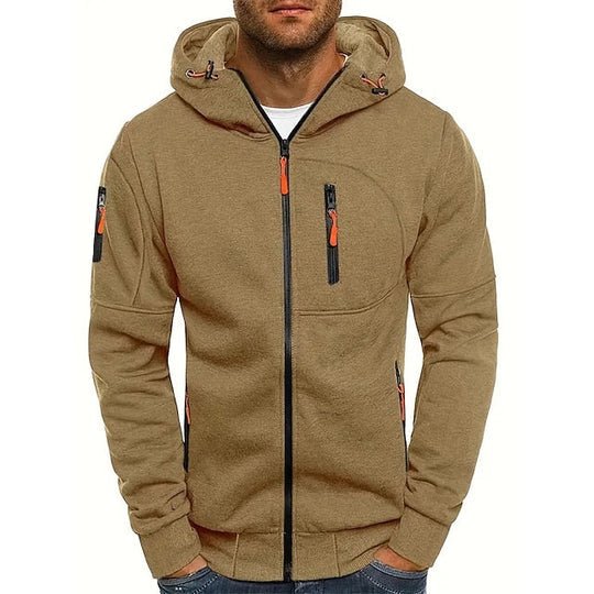 Warmer Hoodie mit Kapuze, Vordertasche und lockerer Passform – Ideal für den Winter