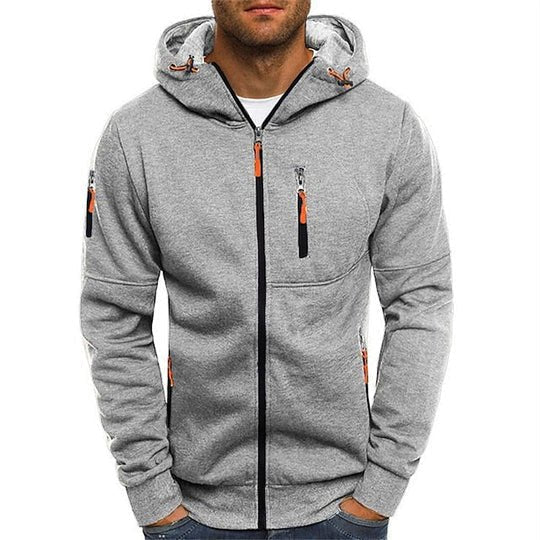 Warmer Hoodie mit Kapuze, Vordertasche und lockerer Passform – Ideal für den Winter