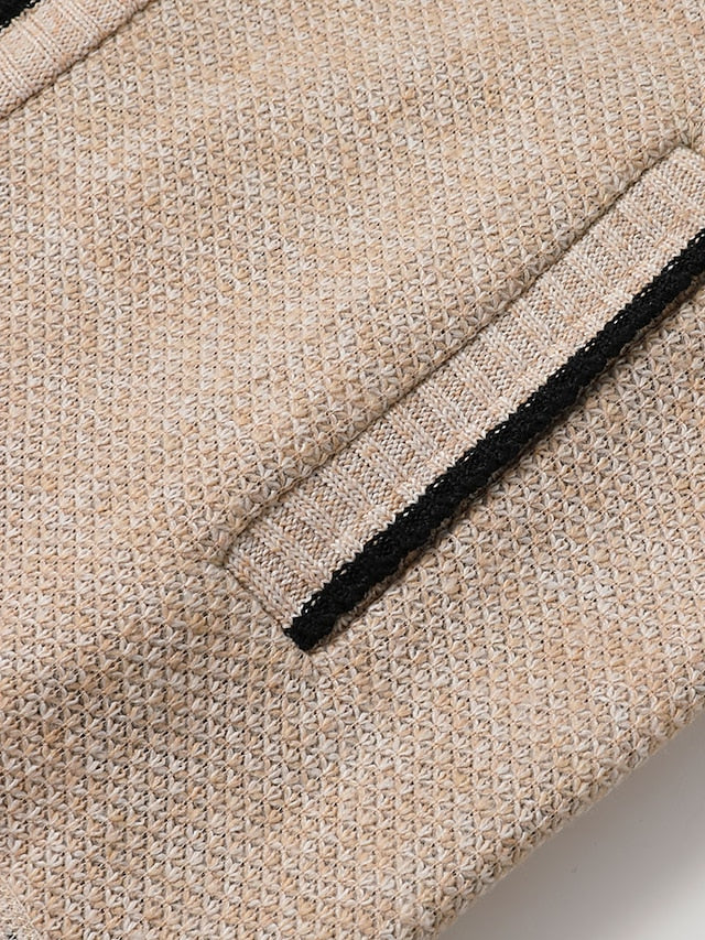 Der Zipper Strickpullover für Herren